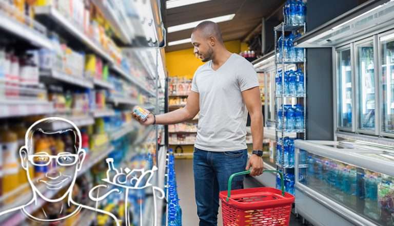 male shopper