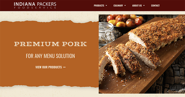 Your foodservice website is a resource that sells your brand.